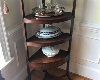 Antique Corner Shelf Unit $ 118.00