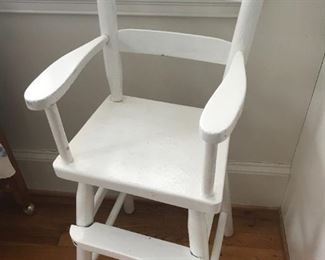 Child's Vintage High Chair $ 46.00