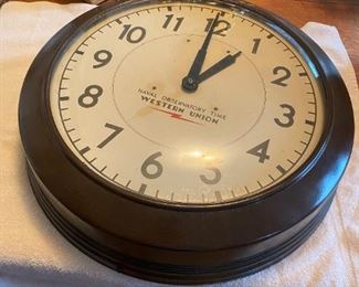 Western Union / Naval Observatory Clock (not working) $ 170.00