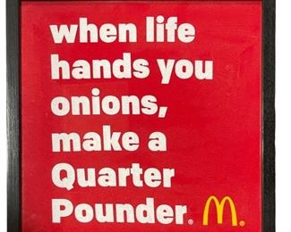 Framed McDonald's T-shirt