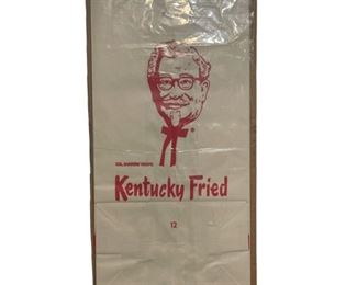 1970s Kentucky Fried Chicken Paper Bag
