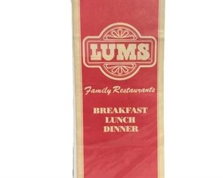 LUMS To-Go Paper Menu