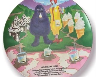 McDonaldland Hard Plastic Plate