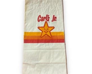 Carl's Jr. Restaurant Fast Food Paper Bag