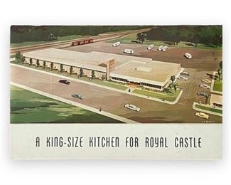 1958 Royal Castle Commissary Postcard 