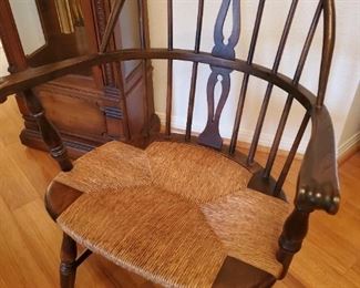 antique dark windsor chair