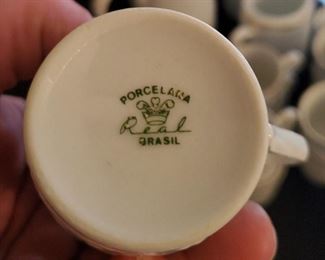 Porcelain Coffee Set hallmark
