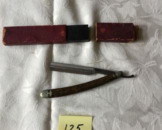 Vintage Habby straight edge razor