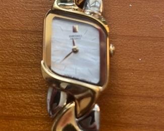 Seiko assymetrical watch-new in box