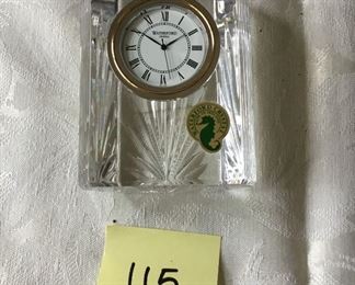 Waterford collonade small clock