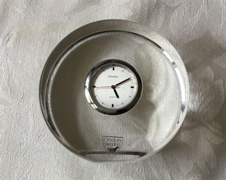 Orrefors small clock