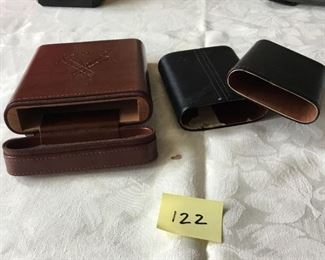 Leather cigar cases