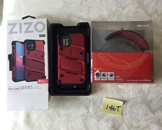 Arc Mouse and Zizo case for iPhone 12/14 mini