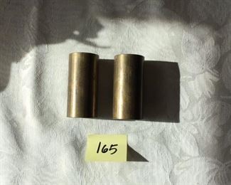 Heavy brass cylinders