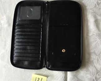 Leather passport/card case