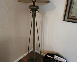Floor Lamp with pair of matching Table Lamps