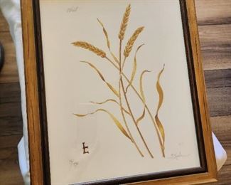 Wheat Botanical Art by Lyndi Lende