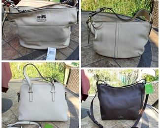 Large Assortment of  Authentic Designer Handbags ~ MK/Coach/Kate Spade/Fossil/Vera Bradley