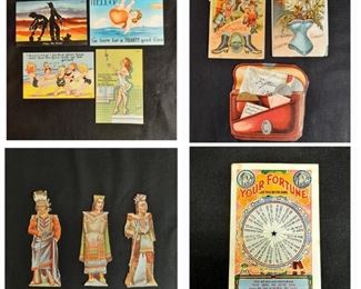 Over 100 Vintage Postcards & Advertising Cards