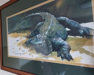 Gator Growl by Florida artist Pat Weaver