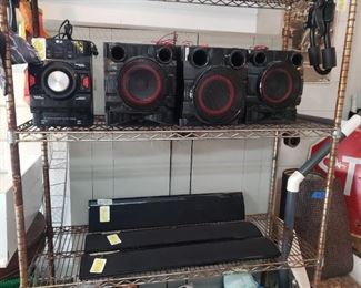 Sony home stereo and sound bars