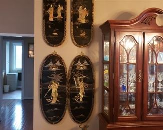 Oriental wall plaques