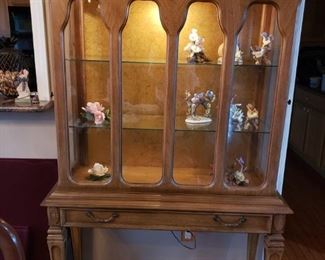 Lighted curio cabinet 