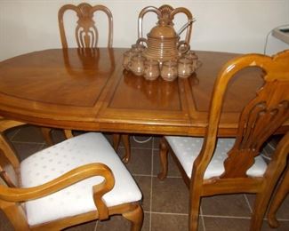 Matching table and 4 chairs