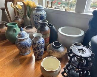 LOTS OF POTS & PLANTERS