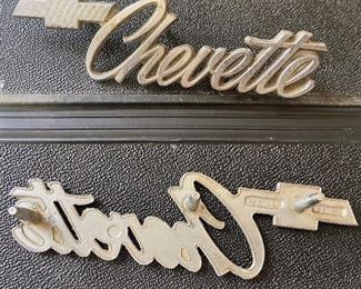Vintage Chevette Car Emblem 