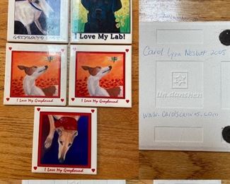 Set of 5 Dog Coasters