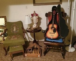 Embroidered chair in very good shape