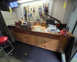 nice hand built woork bench 