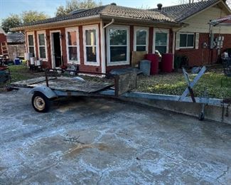 Was a boat Trailer… now a utility trailer…  sold as is and for private use. Comes with bill of sale from the estate only.