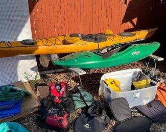 2 kayaks and all the accoutrement!