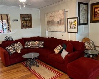 Really comfortable & nice condition sectional.