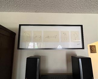 Awesome Picasso animal images sold for a limited time through ikea… think it’s called Oleana or something like that. Super cool