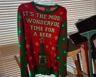 But I’m liking this sweater’s way of thinking too… I’m off to contemplate both philosophy’s… see you Thursday morning… don’t forget we are cash only!