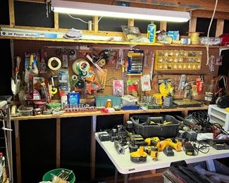 So many tools and supplies… Couldn’t even begin to photograph them all