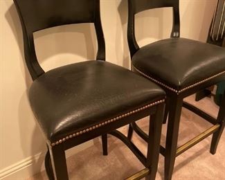 Bar Stools with Leather Seats