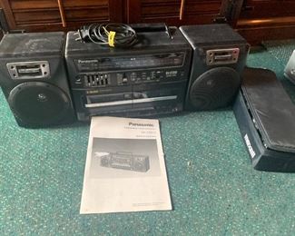 Panasonic Boom Box Radio Cassette