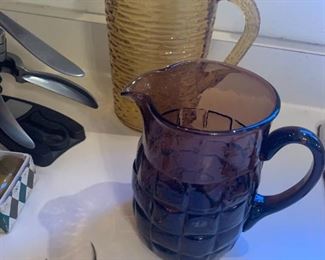 Vintage Glass Pitchers