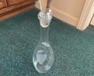 Etched Decanter