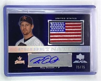 2007 Roy Oswalt Autograph 'Pride of a Nation' #/75