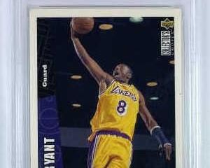 1996 Kobe Bryant Rookie Card Lakers PSA NM 7