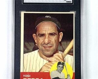 1963 Topps #340 Yogi Berra SGC 5 EX