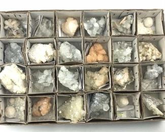 Case of (24) Assorted Zeolite Crystals