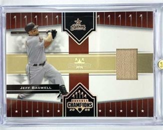 2005 Jeff Bagwell Game Used Bat Relic, Donruss