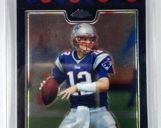 2008 Tom Brady Topps Chrome Card TC3