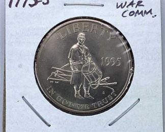 1995-S Civil War Comemmorative Half Dollar, Unc